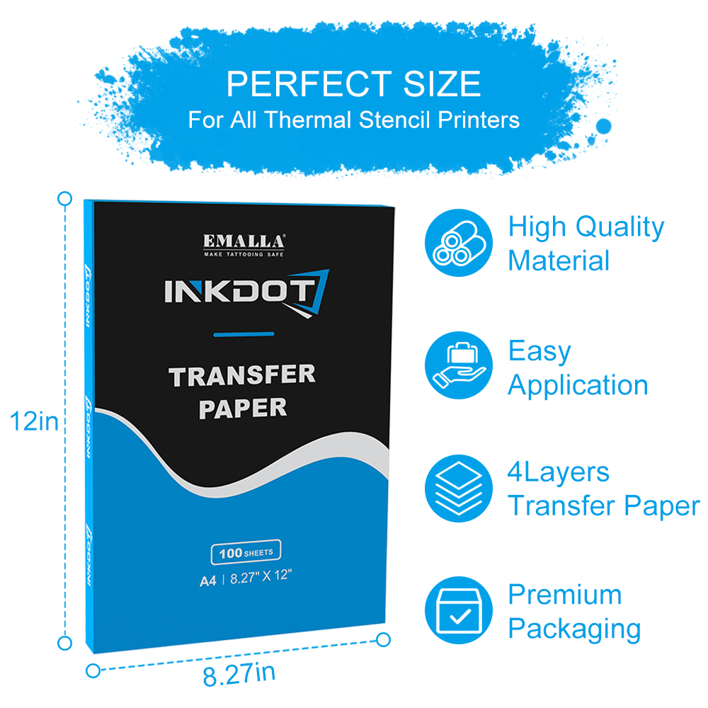 EMALLA INKDOT STENCIL PAPER 100PCS