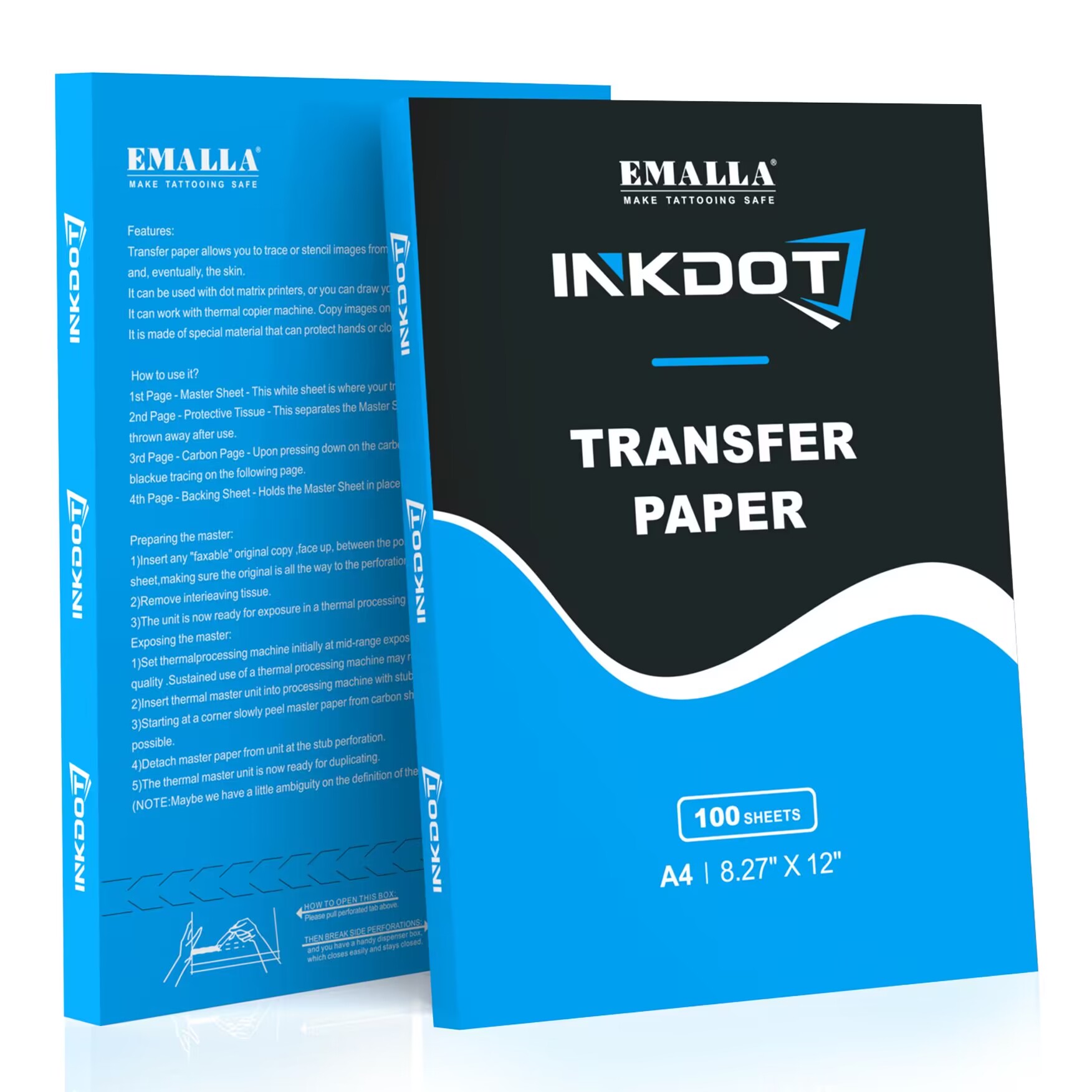 EMALLA INKDOT STENCIL PAPER 100PCS