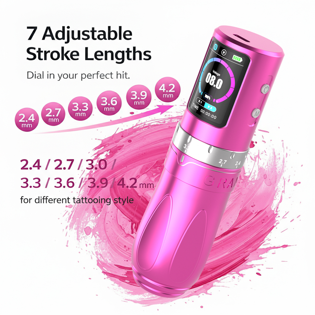 EMALLA GRAND G5 PRO Adjustable Strokes Wireless Pen Machine (Black)