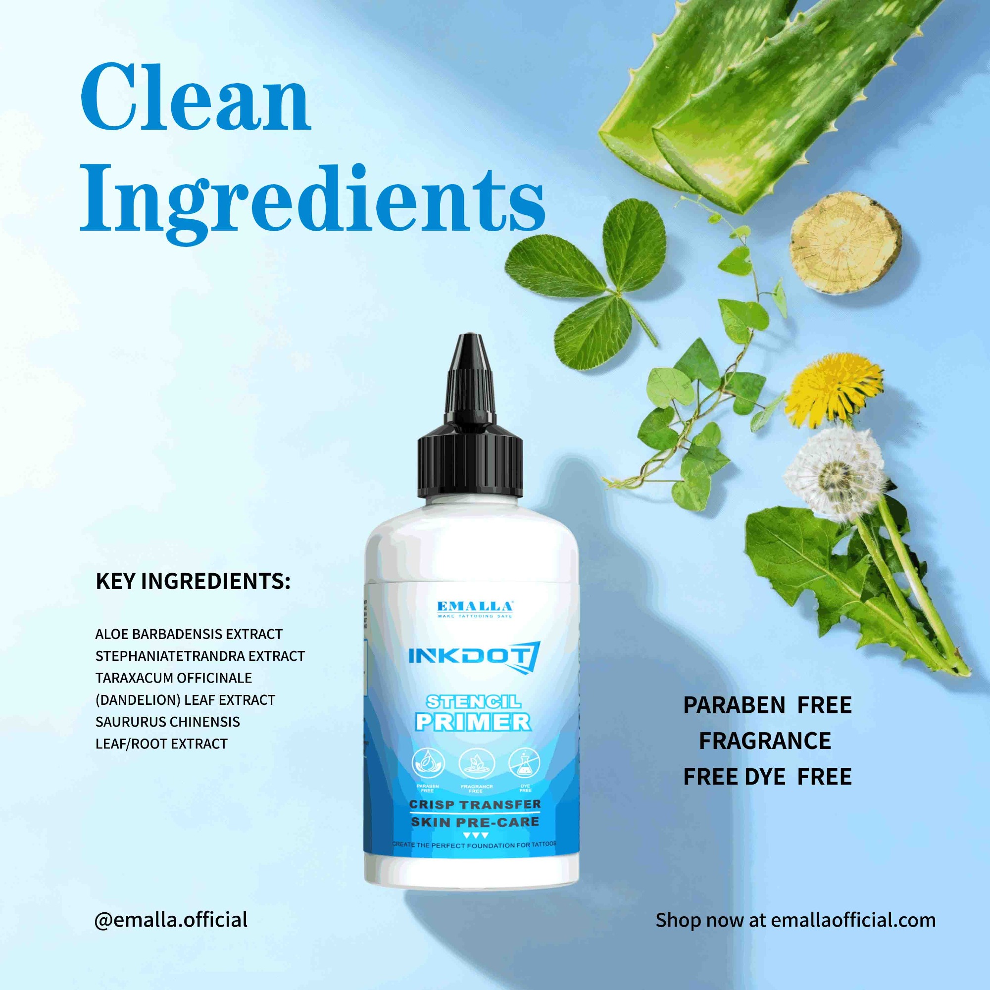 EMALLA INKDOT Professional Stencil Primer 250ML