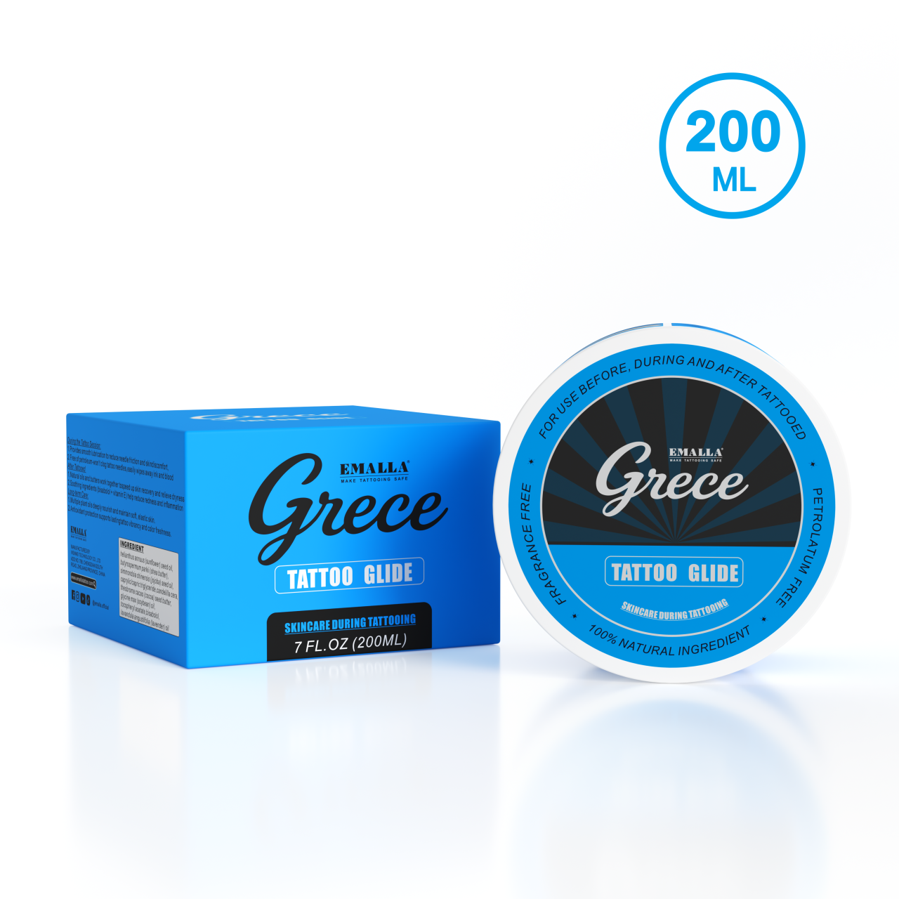 EMALLA GRECE Tattoo Glide(200ML)