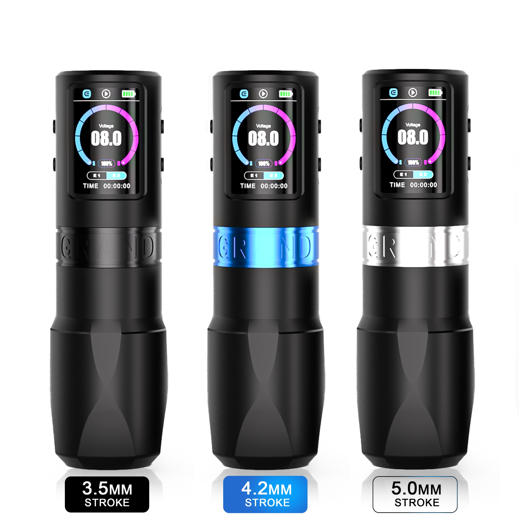 EMALLA GRAND G5 WIRELESS PEN MACHINE 2 Batteries+2 Grips Pack (3.5MM)