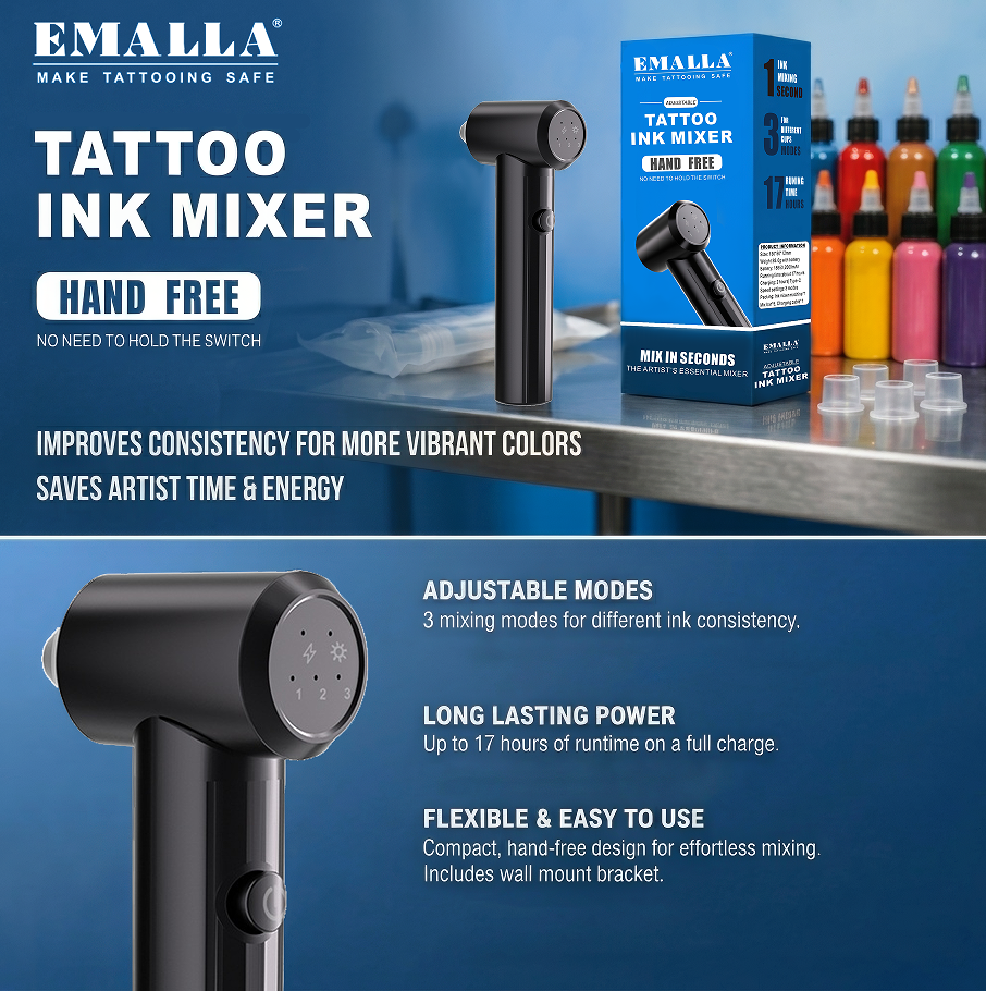 EMALLA ADJUSTABLE TATTOO INK MIXER