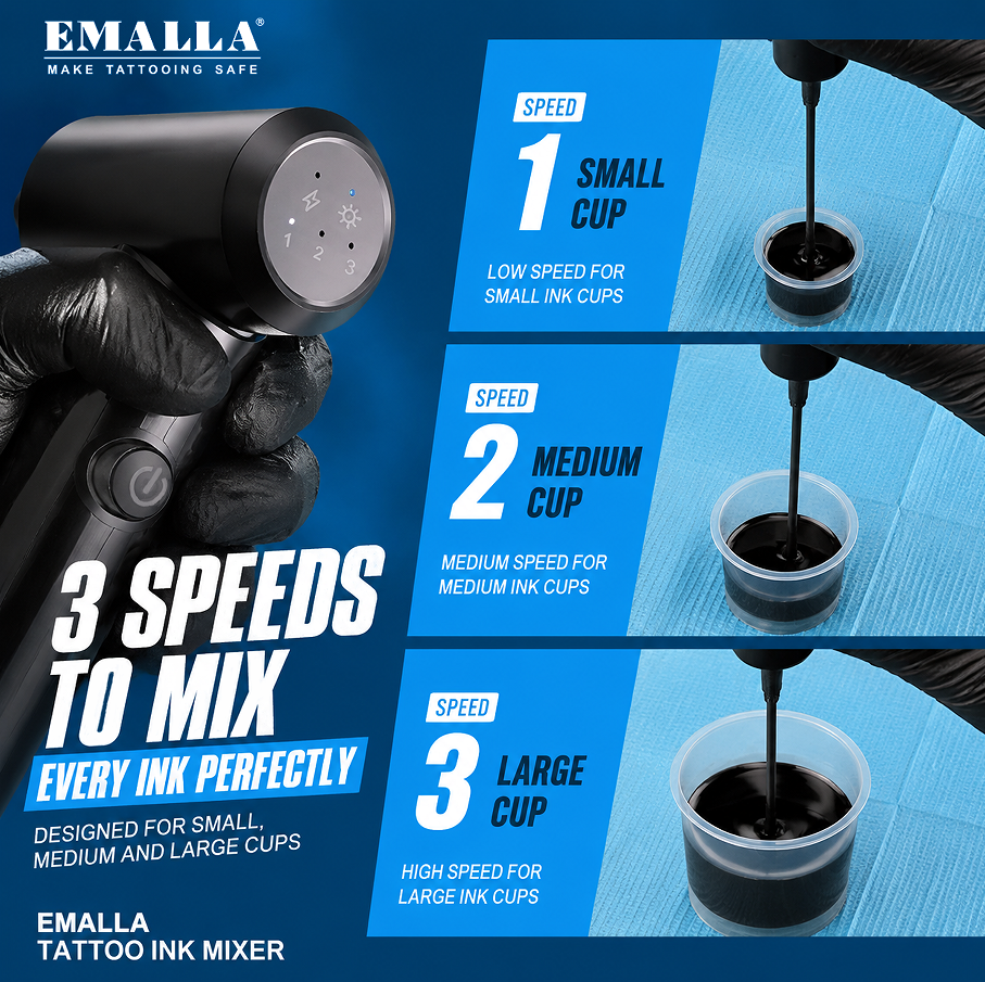 EMALLA ADJUSTABLE TATTOO INK MIXER